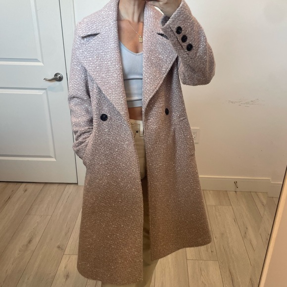 Badgley Mischka Wool Blend Long Coat - Picture 3 of 15